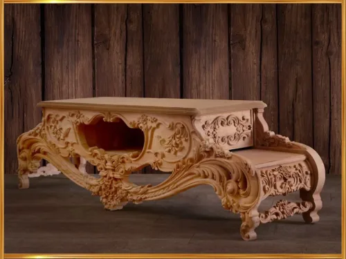 میز تلویزیون سلطنتی چوبی جدید
