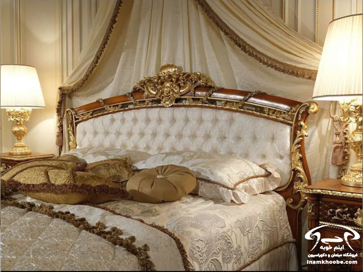 تخت خواب کلاسیک مصری