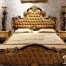 تخت خواب سلطنتی طلایی