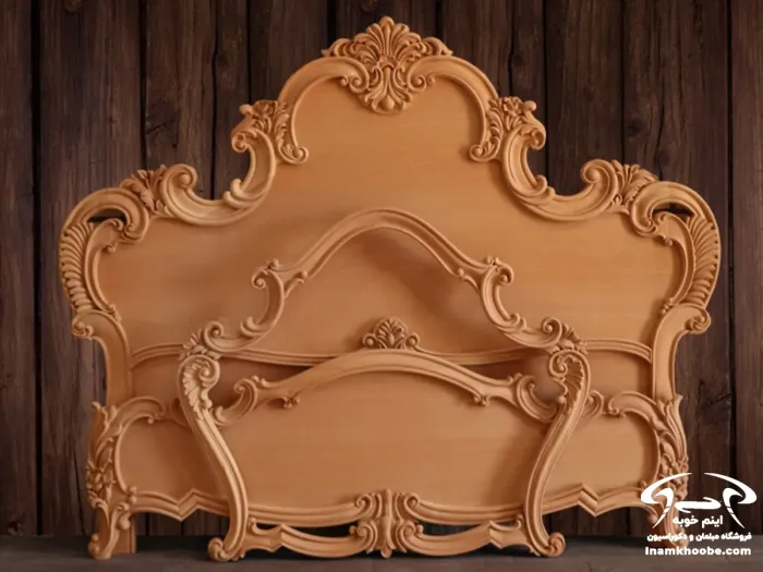 تخت خواب سلطنتی چوبی